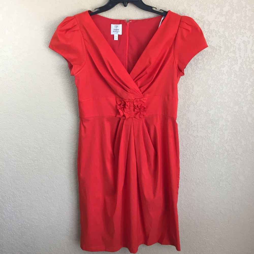 SALE
 Suzi Chin Maggy’s Boutique Orange Dress A38